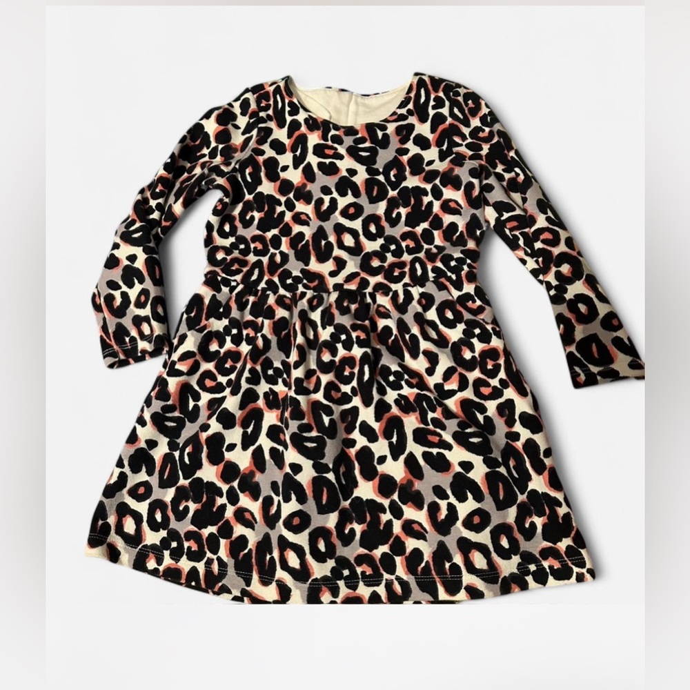 Gymboree Cute leopard print cotton dress. Size 5t